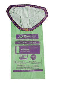 10 pack of Genuine 107313 ProTeam 10 Quart Paper Vacuum Bags for ProTeam SuperCoach Pro 10