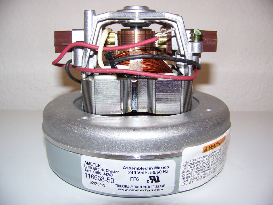 116668-50  Ametek motor-Lamb Single Stage, 240 Volt, 5.7"