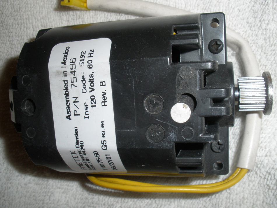 118175-50 Ametek vacuum motor Shaft length - .50"