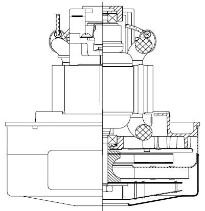 119436-07 Ametek vacuum motor if in a hurry, can use
119436-13 - just does
not have Packard plug
on end of the wires, 24 volt