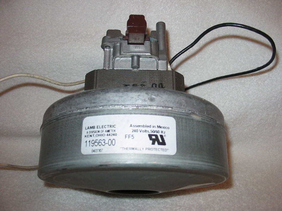 119563-00 Ametek vacuum motor 240 volt