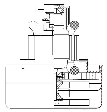 119571-00 Ametek vacuum motor 230 volt