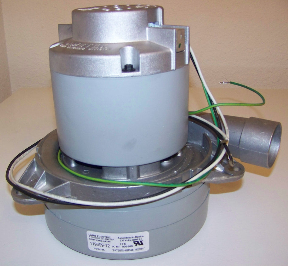 119599-12 Ametek vacuum motor 230 volt