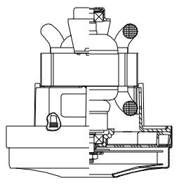 119806-00 Ametek vacuum motor 240 volts