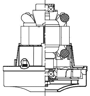 119890-00 Ametek vacuum motor