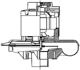 119892-00 Ametek vacuum motor use 119892-04 which has interrupter brushes to prevent armature damage