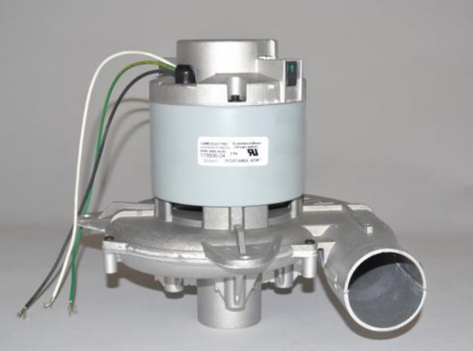 119896-04 Ametek vacuum motor, Lamb 119896-00, Single Stage, 230 Volt, 9.0 Dia,