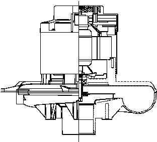 119910-00 Ametek vacuum motor 36 volt