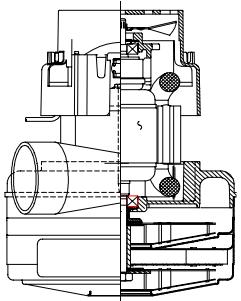 119914-07 Ametek vacuum motor replaced by 119914-45