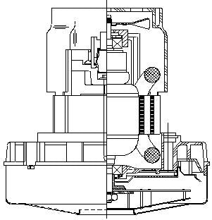 119954-00 Ametek vacuum motor replaced by 122595-00