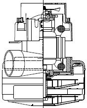 122039-00 Ametek vacuum motor-Ametek 240V, 2 Stage, Double Ball Bearing