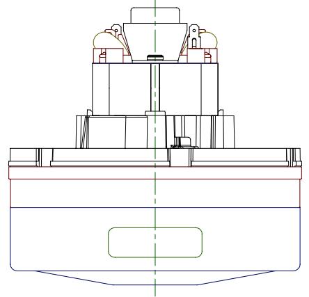 122042-00 Ametek vacuum motor replaces 119972-00