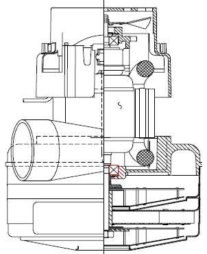 122058-07 Ametek vacuum motor Discontinued use Lighthouse brand LH6472-AL-OD-230 LL6472-AL-OD-230 with LLBrushes