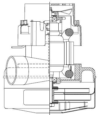 122060-07 Ametek vacuum motor 230 volt