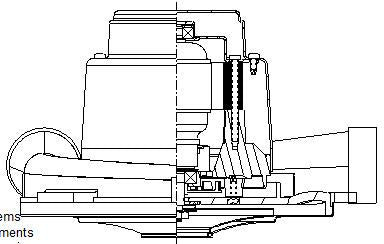 122133-00 Ametek vacuum motor, Lamb Single Stage, 8.4', 120 Volt B/B