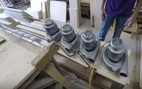 122178-18 Ametek vacuum motor-Lamb 8.4 Diam, Double Stage, 240 Volt,