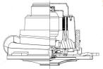 122185-07 Ametek vacuum motor 8.4" 240v