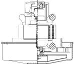 122341-00 Ametek vacuum motor 1 stage same as 119347-00