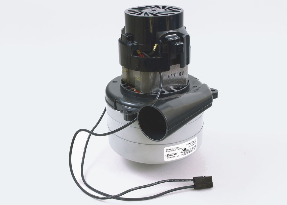 122497-07 Ametek vacuum motor 3 stage, 5.7" with 24 Volt