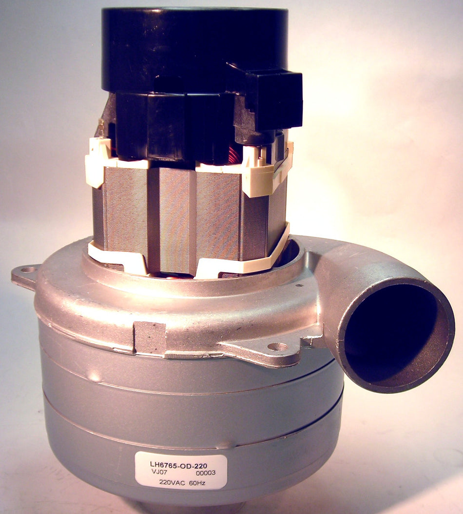 LH6765-OD-220 Lighthouse vacuum motor, 5.7in., 220V, 3 stage
