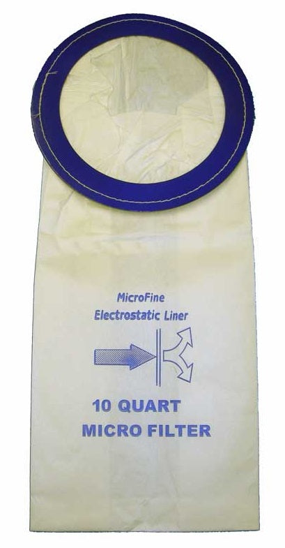 10 pack of 10 Quart Paper Vacuum Bags for ProTeam Mega Vac, Super Coach, Coach Vac, Backpack Vacuums (replaces 100331)