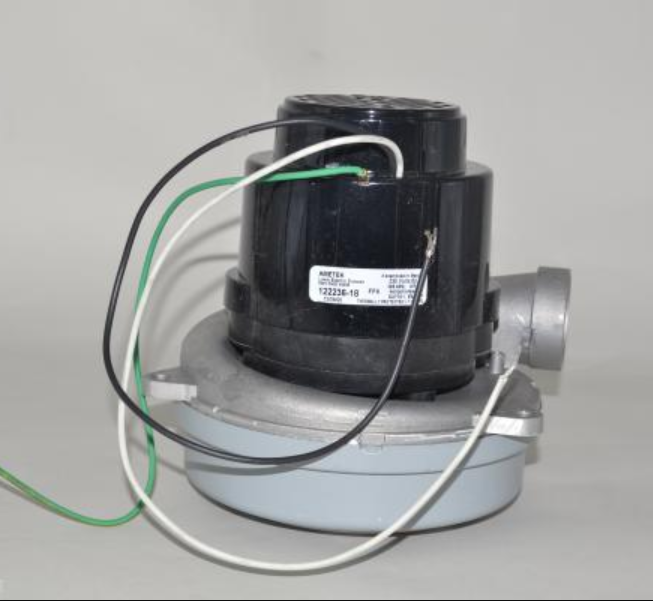 122236-18 Ametek vacuum motor-Lamb 6.6 Diam, 240 Volt, Tangential, 2 Stage